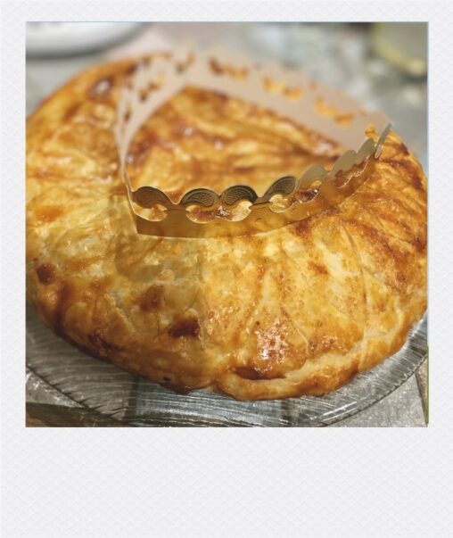 photo représentant une galette à la frangipane